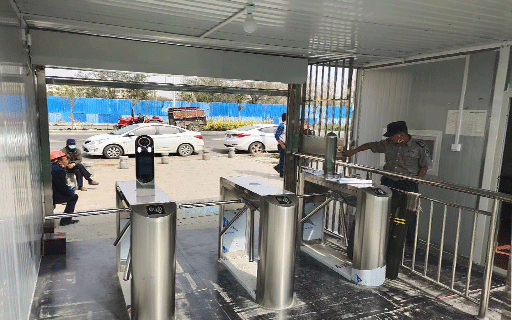 工地實(shí)名制人臉識別三輥閘